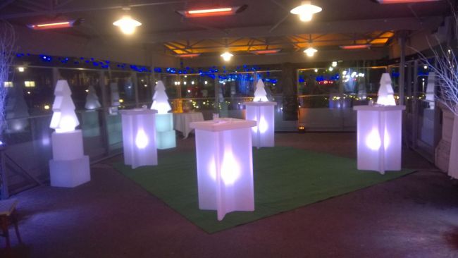 Location de mange debout Lumineux a Led